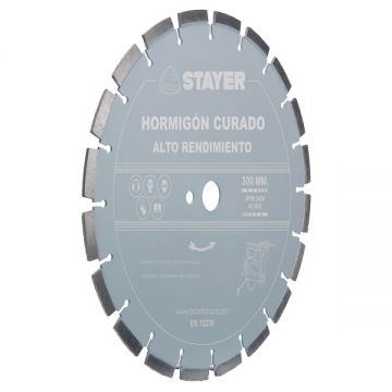 Stayer HORMIGON CURADO - Disc diamantat de taiere segmentat 300x25.4x- mm taiere umeda