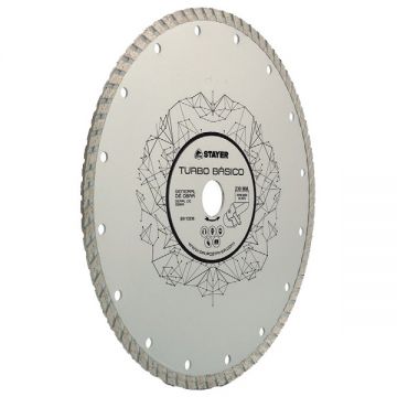 Stayer TURBO BASIC - Disc diamantat de taiere continuu 125x22.2x- mm taiere uscata