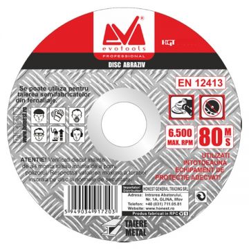 Evotools 613022 - Disc taiere metal 115x22.2x1.2 mm 1 buc