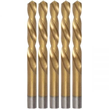 Evotools 676048 - Set burghie metal HSS-TIN 8.5 mm tija cilindrica 5 bucati