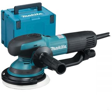 Makita BO6050J - Slefuitor cu excentric 750 W 150 mm turatie constanta turatie reglabila valiza speciala