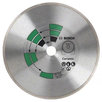 Bosch  2609256416 - Disc diamantat de taiere continuu 115x22.2x1.7 mm taiere uscata