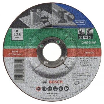 Bosch  A 46 S BF - Disc taiere metal 125x22.2x2.5 mm 1 buc