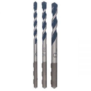 Bosch CYL-5 - Set burghie de zidarie 5-8 mm tija PowerGrip 3 bucati