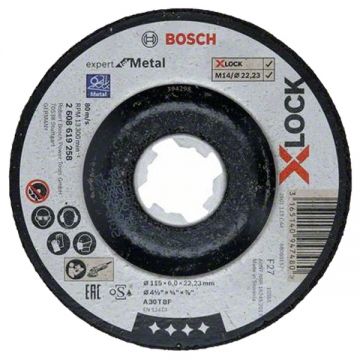 Bosch Expert for Metal - Disc polizare metal 115x22.2x6 mm