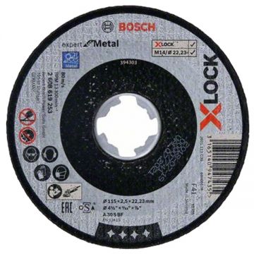 Bosch Expert for Metal - Disc taiere metal 115x22.2x2.5 mm 1 buc