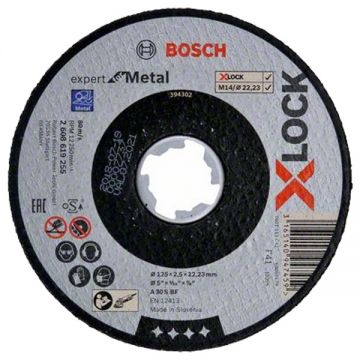 Bosch Expert for Metal - Disc taiere metal 125x22.2x2.5 mm 1 buc