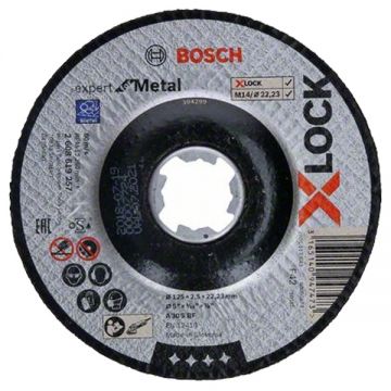 Bosch Expert for Metal - Disc taiere metal 125x22.2x2.5 mm 1 buc