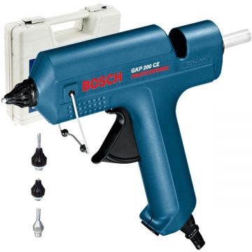 Bosch GKP 200 CE - Pistol de lipit cu bagheta siliconica 500 W 11 mm 30 g/min valiza plastic accesorii