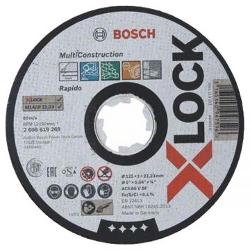 Bosch  Multi Material - Disc taiere multimaterial 125x22.2x1 mm 1 buc