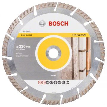 Bosch Standard for Universal - Disc diamantat de taiere segmentat 230x22.2x2.6 mm taiere uscata