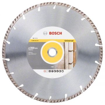 Bosch Standard for Universal - Disc diamantat de taiere segmentat 350x25.4x3.3 mm taiere uscata