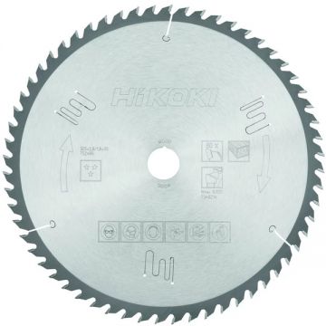 HiKOKI 752488 - Panza fierastrau circular lemn 305x30x2.5 mm 60 dinti