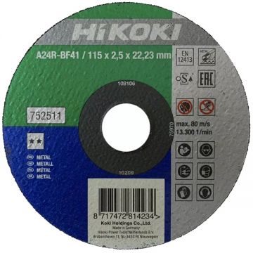 HiKOKI A24R - Disc taiere metal 115x22.2x2.5 mm 1 buc