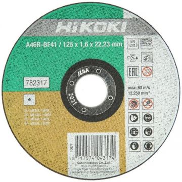 HiKOKI A46R-BF41 - Disc taiere inox 125x22.2x1.6 mm 1 buc