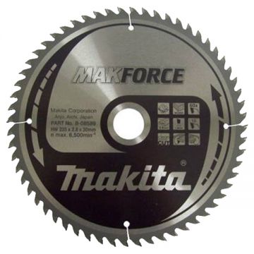 Makita B-08589 - Panza fierastrau circular lemn 235x30x2.8 mm 60 dinti