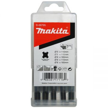 Makita D-00795 - Set burghie SDS-Plus 5-8 mm 5 bucati