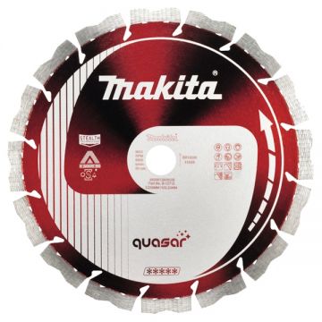 Makita QUASAR - Disc diamantat de taiere segmentat 400x25.4/20x- mm taiere umeda si uscata