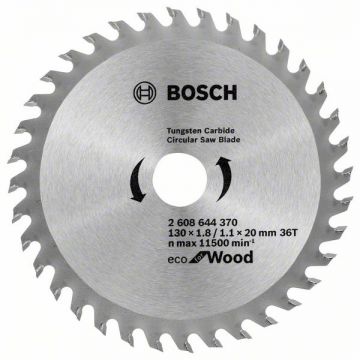 Bosch Eco for Wood - Panza fierastrau circular lemn 130x20/16x1.8 mm 36 dinti