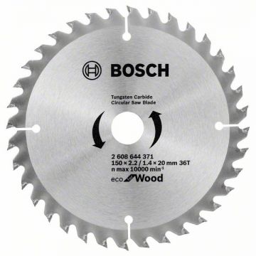 Bosch Eco for Wood - Panza fierastrau circular lemn 150x20/16x2.2 mm 36 dinti