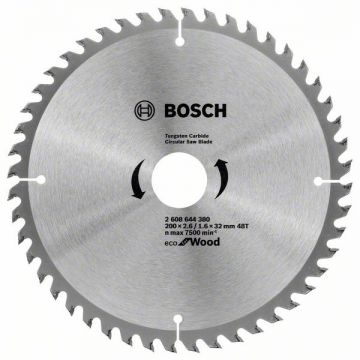 Bosch Eco for Wood - Panza fierastrau circular lemn 200x32x2.6 mm 48 dinti