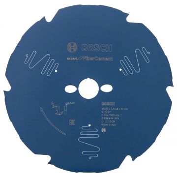 Bosch Expert for Fiber Cement - Panza fierastrau circular fibrociment 250x30x2.4 mm 6 dinti