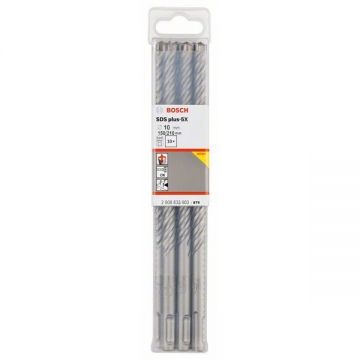 Bosch Plus-5X - Set burghie SDS-Plus 10 mm 10 bucati beton armat