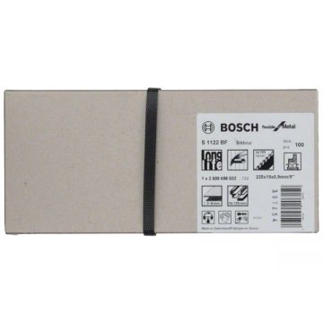 Bosch S 1122 BF - Set panze fierastrau sabie bimetal 225 mm 14 dinti/inch dantura standard 100 bucati