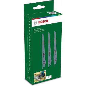 Bosch  S644D - Set panze fierastrau sabie HCS 150 mm 6 dinti/inch dantura standard 3 bucati