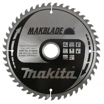 Makita MAKBLADE - Panza fierastrau circular lemn 216x30x2.4 mm 48 dinti