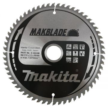 Makita MAKBLADE - Panza fierastrau circular lemn 216x30x2 mm 60 dinti