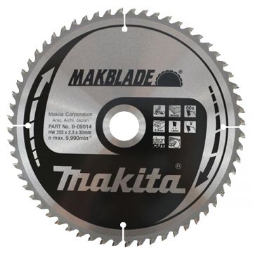 Makita MAKBLADE - Panza fierastrau circular lemn 255x30x2.3 mm 60 dinti