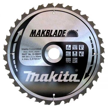 Makita MAKBLADE - Panza fierastrau circular lemn 260x30x2.3 mm 32 dinti