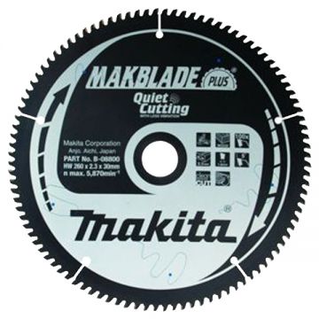 Makita MAKBLADE PLUS - Panza fierastrau circular lemn 260x30x2.3 mm 100 dinti