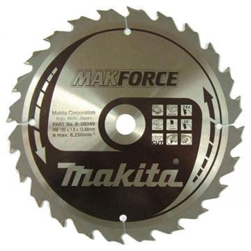 Makita MAKFORCE - Panza fierastrau circular lemn 185x15.88x1.8 mm 24 dinti