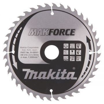 Makita MAKFORCE - Panza fierastrau circular lemn 210x30x2.4 mm 40 dinti