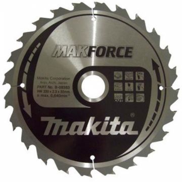 Makita MAKFORCE - Panza fierastrau circular lemn 230x30x2.3 mm 24 dinti