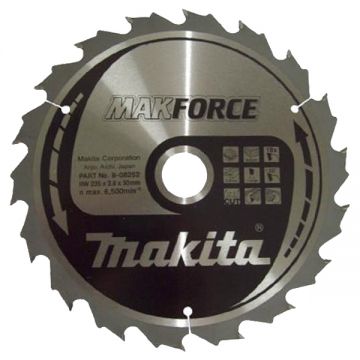 Makita  MAKFORCE - Panza fierastrau circular lemn 235x30x2.6 mm 18 dinti