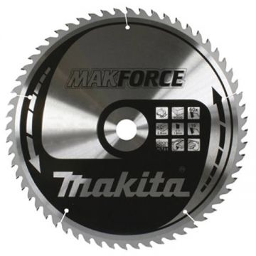 Makita MAKFORCE - Panza fierastrau circular lemn 355x30x2.8 mm 60 dinti