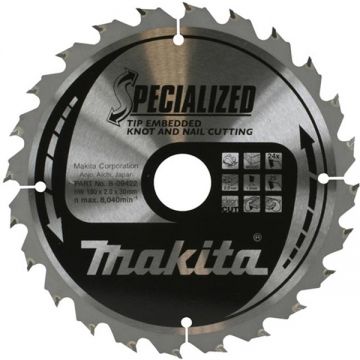 Makita SPECIALIZED - Panza fierastrau circular lemn 190x30x2 mm 24 dinti