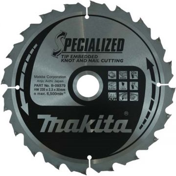 Makita SPECIALIZED - Panza fierastrau circular lemn 235x30x2.3 mm 20 dinti