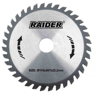 Raider  RD-SB14 - Panza fierastrau circular lemn 254x25.4x- mm 60 dinti