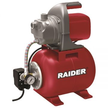 Raider RD-WP1200J - Hidrofor 1200 W 7 m 24 l 64 l/min carcasa fonta monofazat