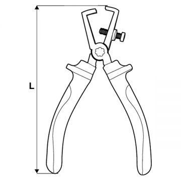 Topmaster  210119 - Cleste pentru dezizolat 170 mm