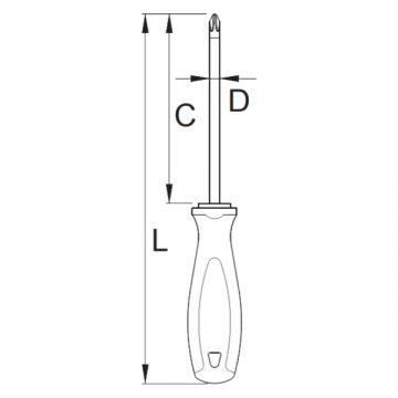 Unior 625TBI - Surubelnita PZ3 150 mm crom vanadiu molibden