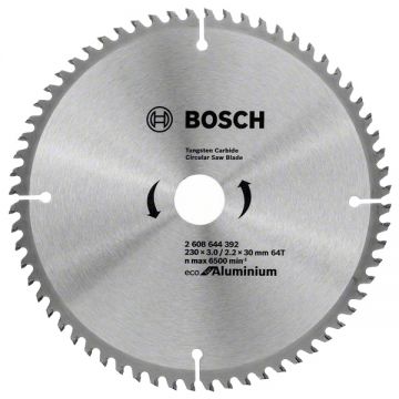 Bosch Eco for Aluminium - Panza fierastrau circular aluminiu 230x30x3 mm 64 dinti