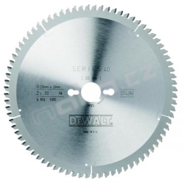 DeWalt DT4286 - Panza fierastrau circular aluminiu 216x30x2.6 mm 80 dinti