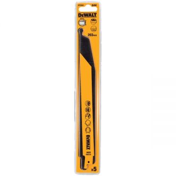 DeWalt S1025BF - Set panze fierastrau sabie bimetal 203 mm 14 dinti/inch dantura standard 5 bucati