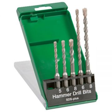 HiKOKI 782530 - Set burghie SDS-Plus 5-8 mm 5 bucati beton armat