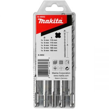 Makita B-49052 - Set burghie SDS-Plus 5-8 mm 5 bucati